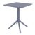 Sky Bistro Set with Sky 24" Square Folding Table Dark Gray S102114-DGR #3