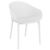 Sky Bistro Set with Sky 24" Square Folding Table White S102114-WHI #2