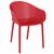 Sky Conversation Set with Sky 24" Side Table Red S102109-RED #3