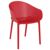 Sky Conversation Set with Sky 24" Side Table Red S102109-RED #3