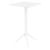Sky Cross Square Patio Bar Set with 2 Barstools White ISP1165S-WHI #3