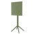 Sky Marcel Square Outdoor Bar Set with 2 Barstools Olive Green ISP1164S-OLG #4