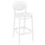 Sky Marcel Square Outdoor Bar Set with 2 Barstools White ISP1164S-WHI #2