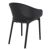 Sky Outdoor Indoor Dining Chair Black ISP102-BLA #2