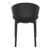 Sky Outdoor Indoor Dining Chair Black ISP102-BLA #4