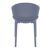 Sky Outdoor Indoor Dining Chair Dark Gray ISP102-DGR #4