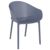 Sky Outdoor Indoor Dining Chair Dark Gray ISP102