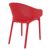 Sky Outdoor Indoor Dining Chair Red ISP102-RED #2