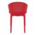 Sky Outdoor Indoor Dining Chair Red ISP102-RED #4