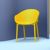Sky Outdoor Indoor Dining Chair Yellow ISP102-YEL #6