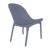 Sky Outdoor Indoor Lounge Chair Dark Gray ISP103-DGR #2