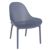 Sky Outdoor Indoor Lounge Chair Dark Gray ISP103