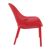Sky Outdoor Indoor Lounge Chair Red ISP103-RED #4