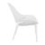 Sky Outdoor Indoor Lounge Chair White ISP103-WHI #3
