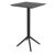 Sky Outdoor Square Folding Bar Table 24 inch Black ISP116