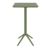 Sky Outdoor Square Folding Bar Table 24 inch Olive Green ISP116-OLG #2