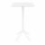 Sky Outdoor Square Folding Bar Table 24 inch White ISP116-WHI #2