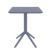 Sky Outdoor Square Folding Table 24 inch Dark Gray ISP114-DGR #2