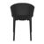 Sky Pro Stacking Outdoor Dining Chair Black ISP151-BLA #5