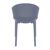 Sky Pro Stacking Outdoor Dining Chair Dark Gray ISP151-DGR #5