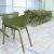 Sky Pro Stacking Outdoor Dining Chair Olive Green ISP151-OLG #8