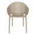 Sky Pro Stacking Outdoor Dining Chair Taupe ISP151-DVR #4
