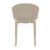 Sky Pro Stacking Outdoor Dining Chair Taupe ISP151-DVR #5