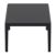 Sky Rectangle Resin Outdoor Coffee Table Black ISP104-BLA #3