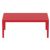 Sky Rectangle Resin Outdoor Coffee Table Red ISP104-RED #2