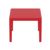 Sky Resin Outdoor Side Table Red ISP109-RED #3