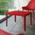 Sky Resin Outdoor Side Table Red ISP109-RED #4