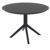 Sky Round Dining Table 42 inch Black ISP124-BLA #2