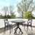 Sky Round Dining Table 42 inch Black ISP124-BLA #6