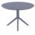 Sky Round Dining Table 42 inch Dark Gray ISP124-DGR #3