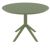 Sky Round Dining Table 42 inch Olive Green ISP124