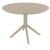 Sky Round Dining Table 42 inch Taupe ISP124-DVR #2