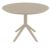 Sky Round Dining Table 42 inch Taupe ISP124