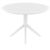 Sky Round Dining Table 42 inch White ISP124-WHI #3
