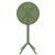 Sky Round Folding Bar Table 24 inch Olive Green ISP122-OLG #6