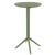 Sky Round Folding Bar Table 24 inch Olive Green ISP122
