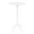 Sky Round Folding Bar Table 24 inch White ISP122-WHI #2