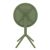 Sky Round Folding Table 24 inch Olive Green ISP121-OLG #4