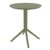 Sky Round Folding Table 24 inch Olive Green ISP121