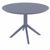 Sky Round Folding Table 42 inch Dark Gray ISP124-DGR #2