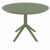 Sky Round Folding Table 42 inch Olive Green ISP124