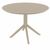 Sky Round Folding Table 42 inch Taupe ISP124-DVR #2