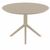 Sky Round Folding Table 42 inch Taupe ISP124-DVR #3