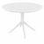 Sky Round Folding Table 42 inch White ISP124-WHI #2