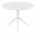Sky Round Folding Table 42 inch White ISP124-WHI #3