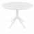 Sky Round Folding Table 42 inch White ISP124